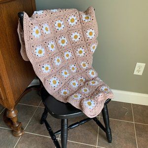 Handmade crochet blanket